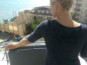 Sunny Day Anal Fuck On Hotel Balcony